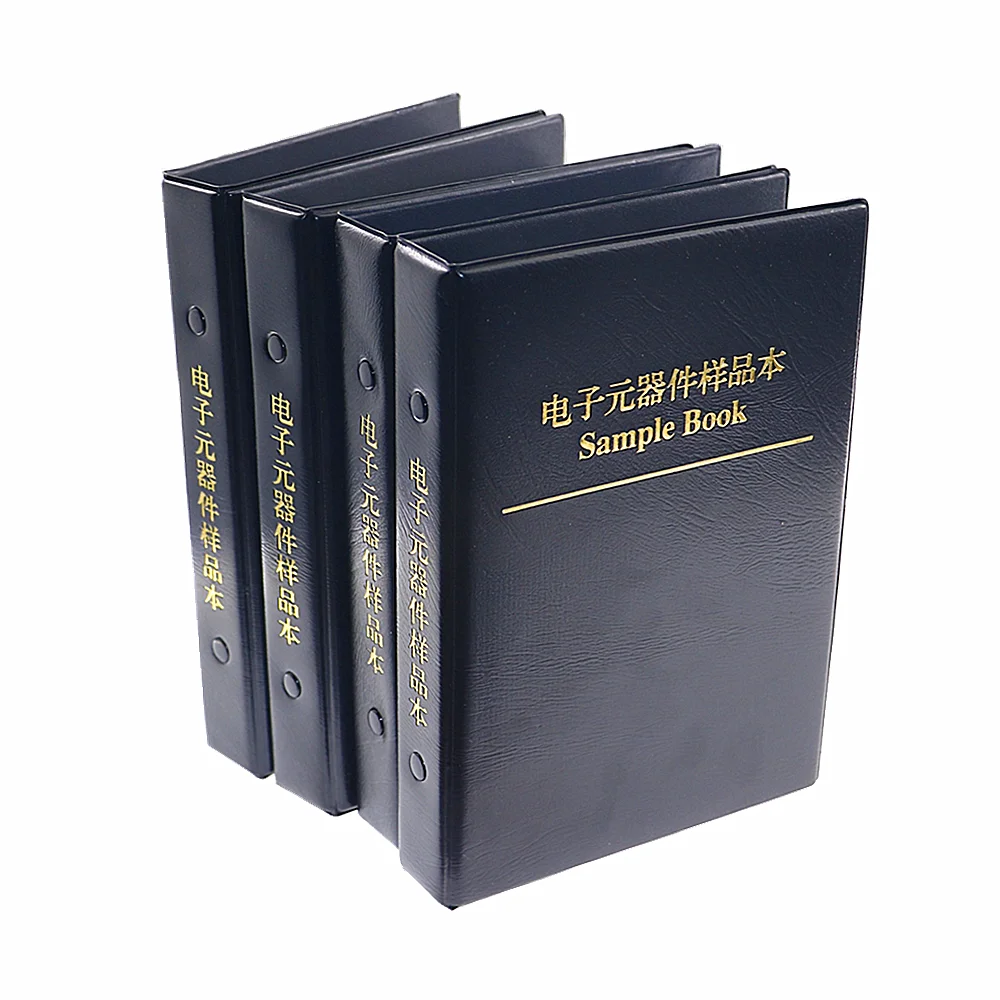 Resistor Sample Book Kit Smd 0402 0805 0603 1206 1% Chip Resistor Assortment Kit FR-07 177Values 0R-10M Smd Sample Book