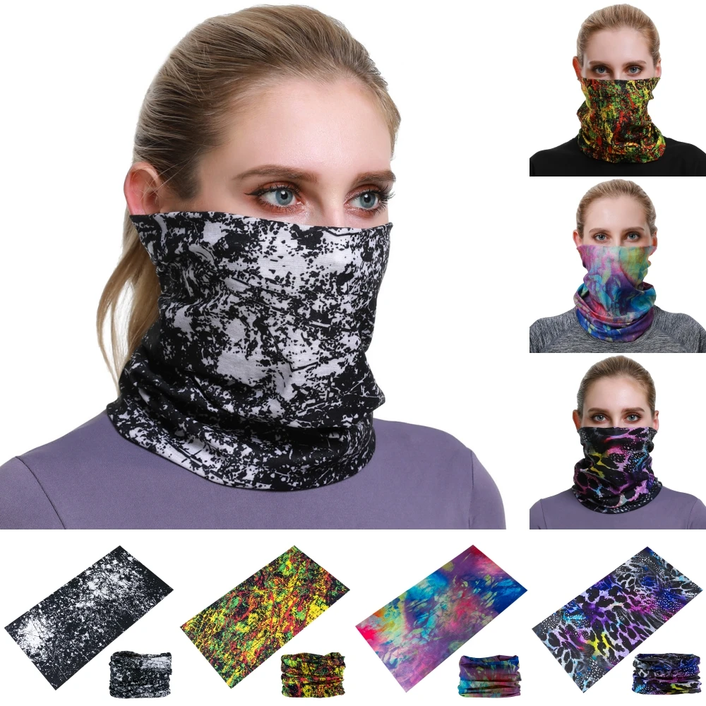 

Multifunctional Magic Seamless Bandanas For Woman Man Sports Face Mask Cycling Balaclava Headband Female Neck Scarf Male