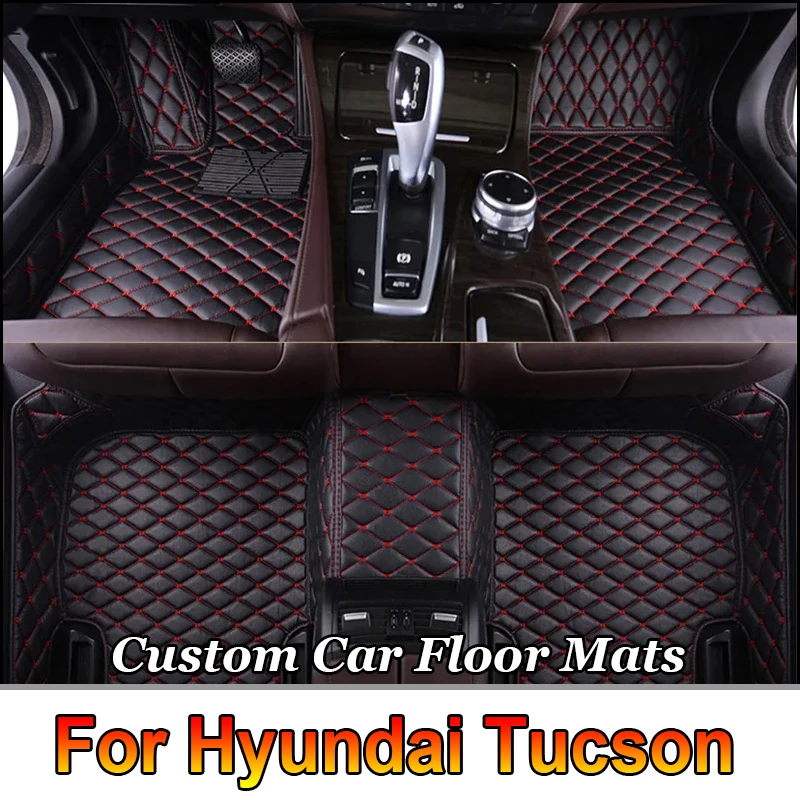 

Car Floor Mats For Hyundai Tucson 2018 2017 2016 2015 Auto Interior Accessories Carpets Styling Custom Waterproof Parts Covers