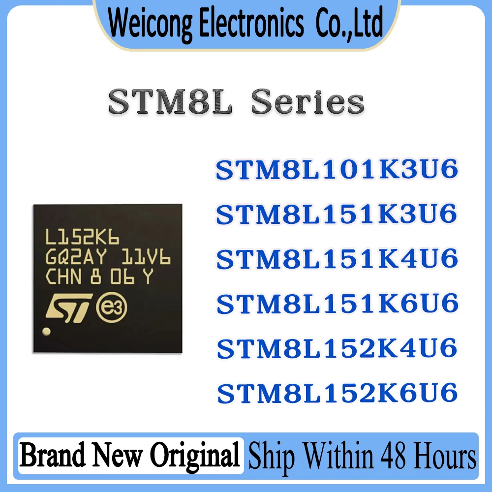 STM8L101K3U6 STM8L151K3U6 STM8L151K4U6 STM8L151K6U6 STM8L152K4U6 STM8L152K6U6 STM8L101 STM8L151 STM8L152 STM8L STM IC MCU Chip