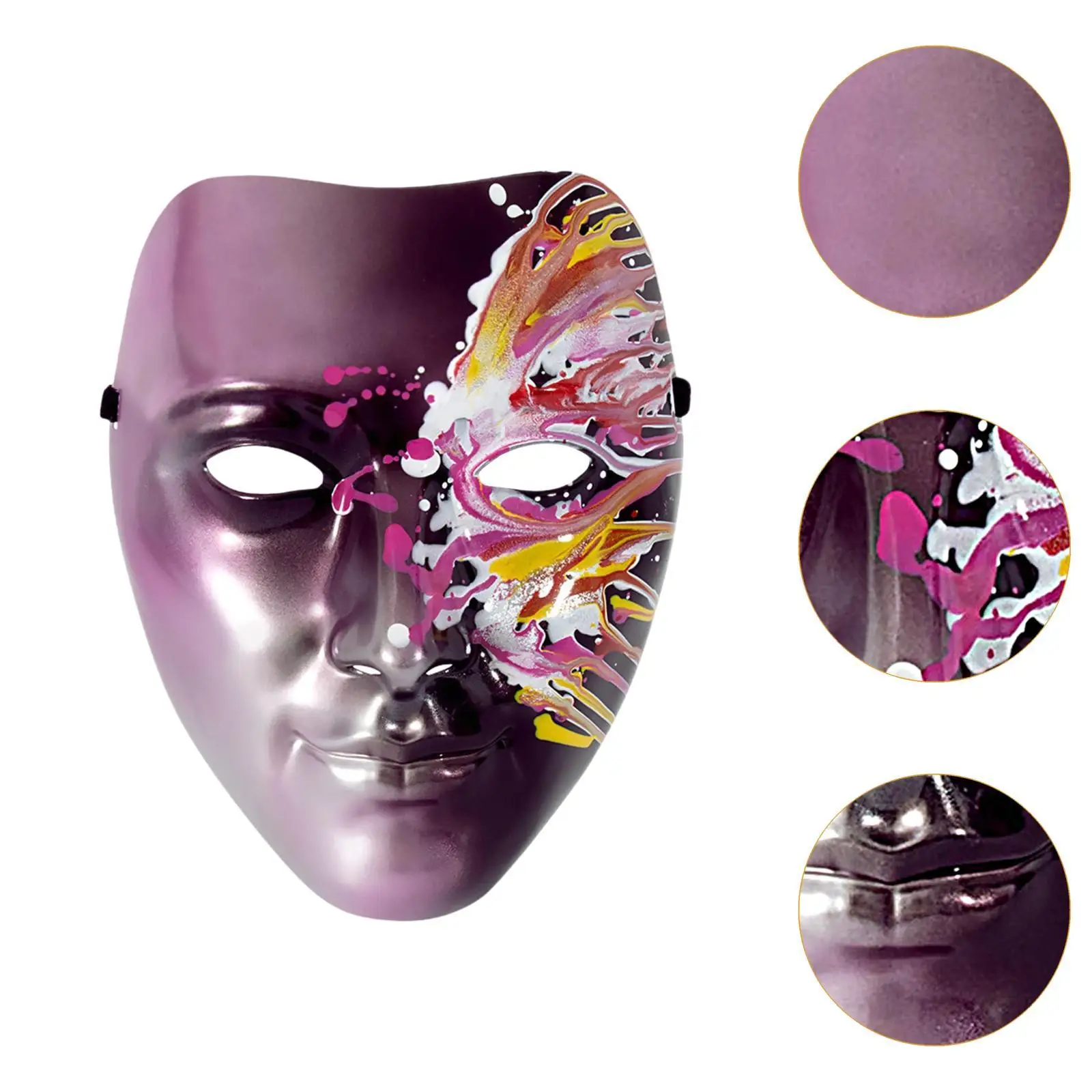 قناع تنكر، قناع وجه للرجال، للحفلات التنكرية والمهرجانات الليلية