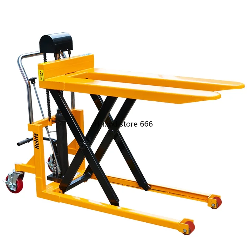 Truck Station Car Pedal Stacking Forklift Electric Lifting Pallet Truck