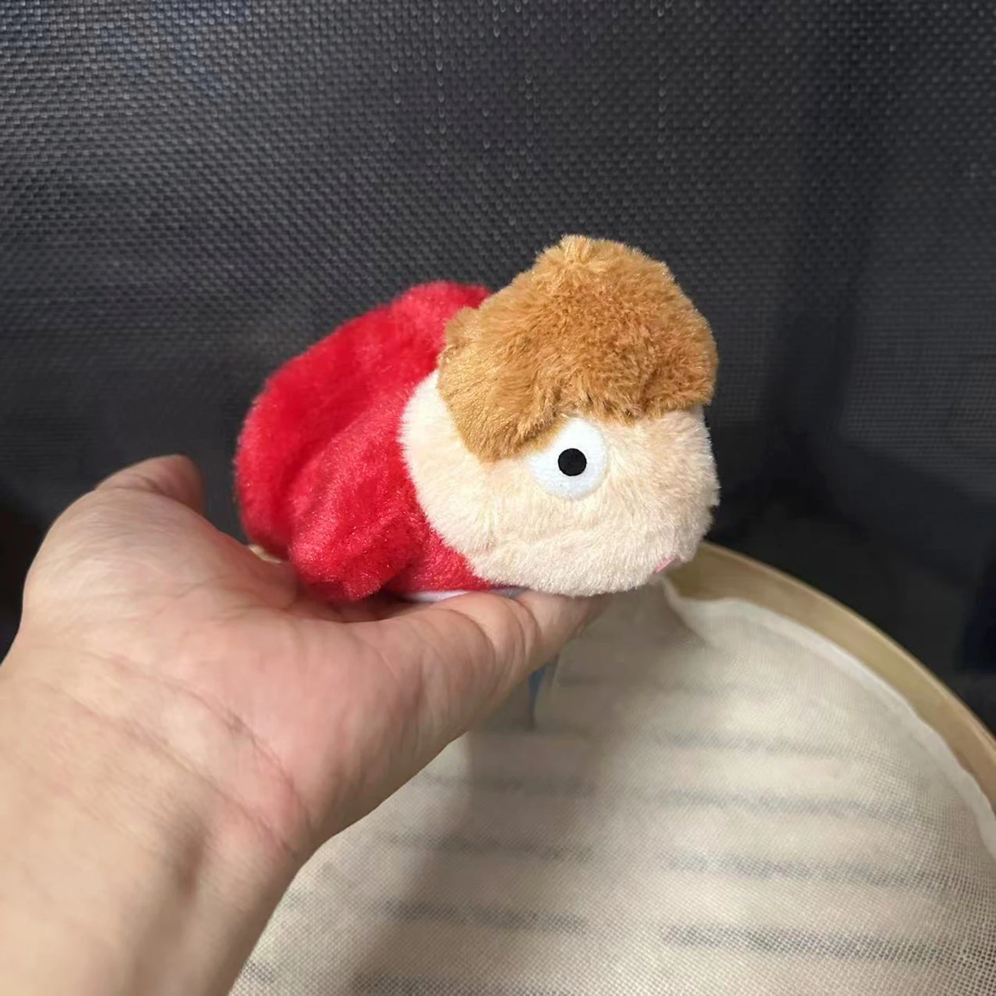 Cute Red Haired Goldfish Plush Doll Anime Character Ponyo Fun Cartoon Keychain Jewelry Fan Gift