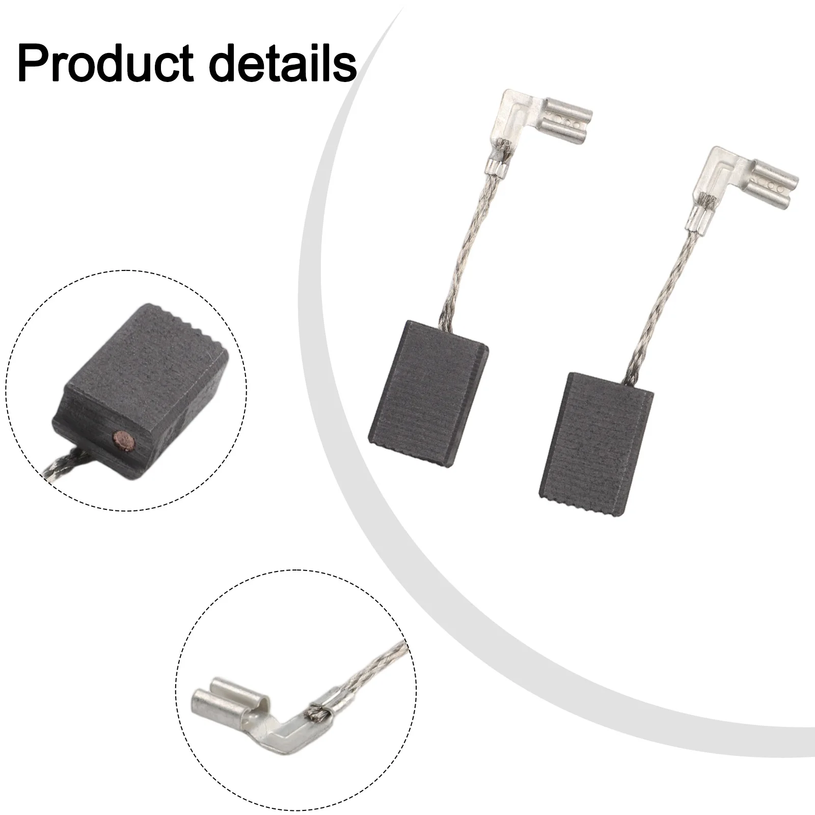 

Сменные угольные щетки CB459 для GA4530R GA4530 GA4534 GA5030, угловая шлифовальная машина, комплект из 2 шт., для фиксации прерывистого двигателя