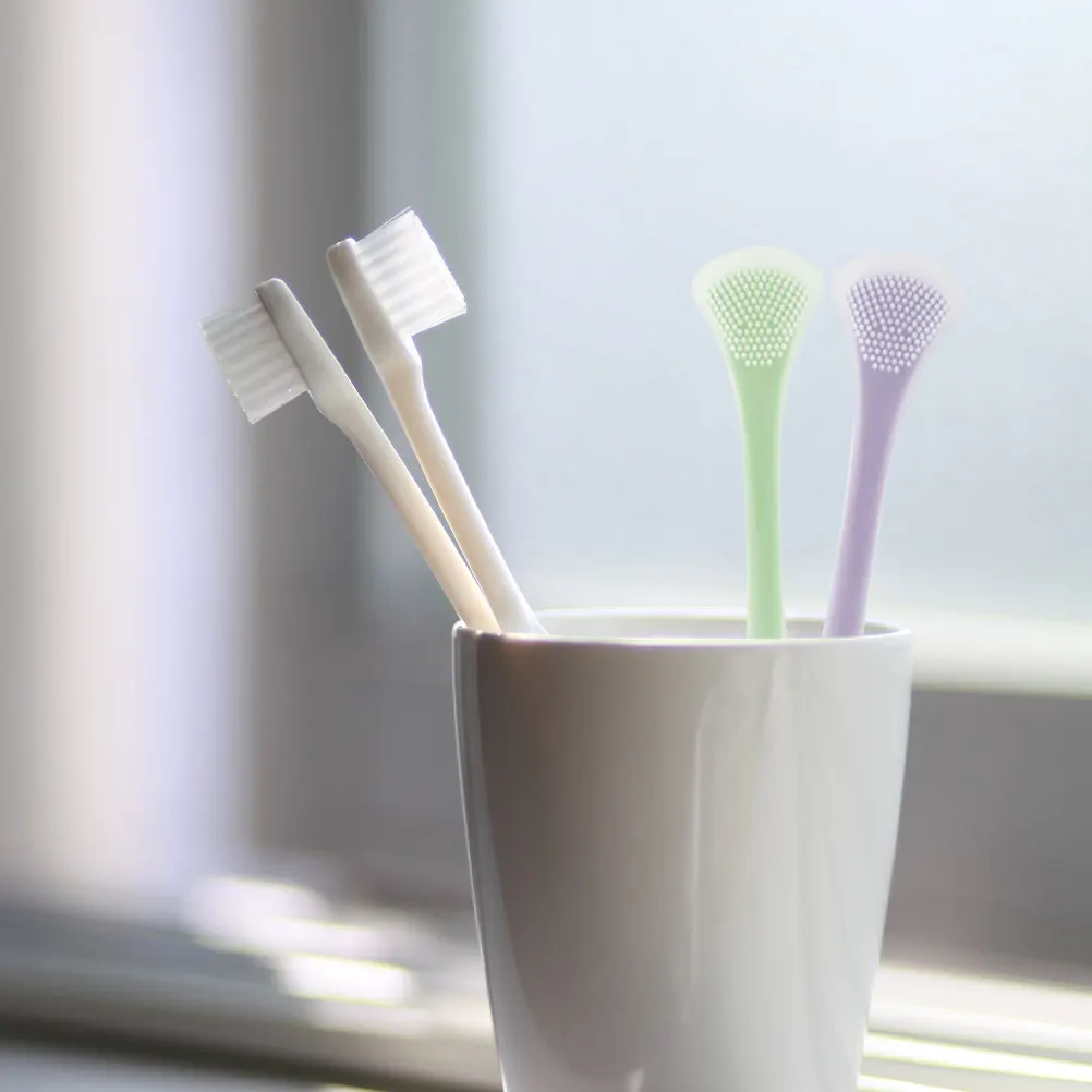 2-pecas-raspador-de-lingua-de-silicone-e-nylon-para-adultos-superficie-lisa-flexivel-ferramenta-suave-para-limpeza-da-lingua-halito-fresco-portatil