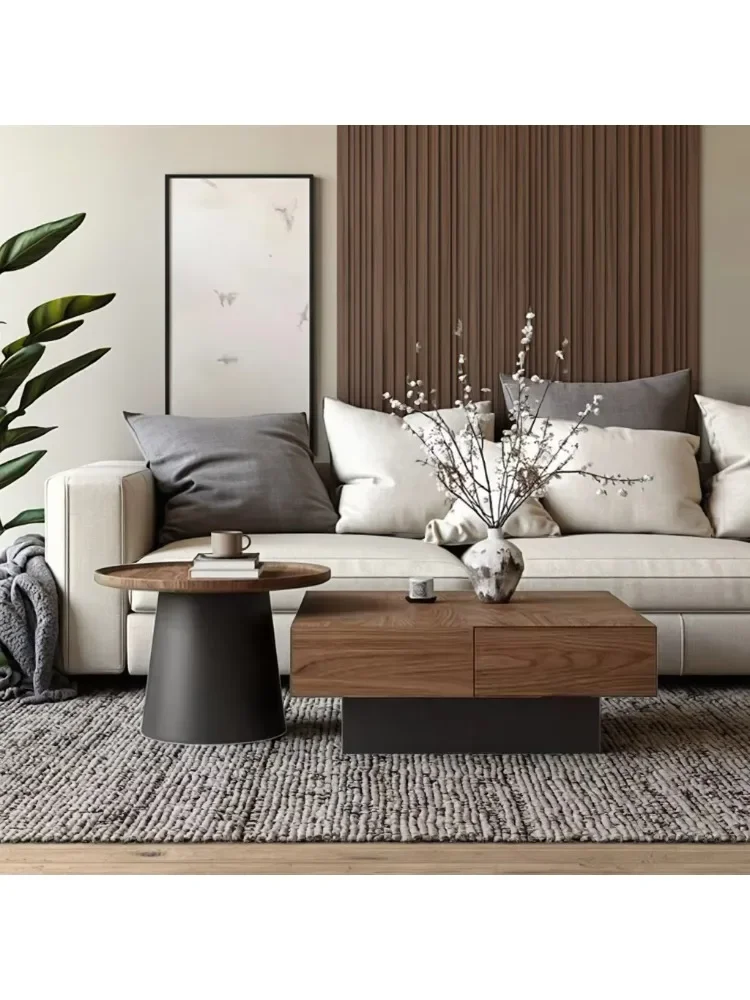 

*Деревянный журнальный столик Простой шкаф Прочный журнальный столик