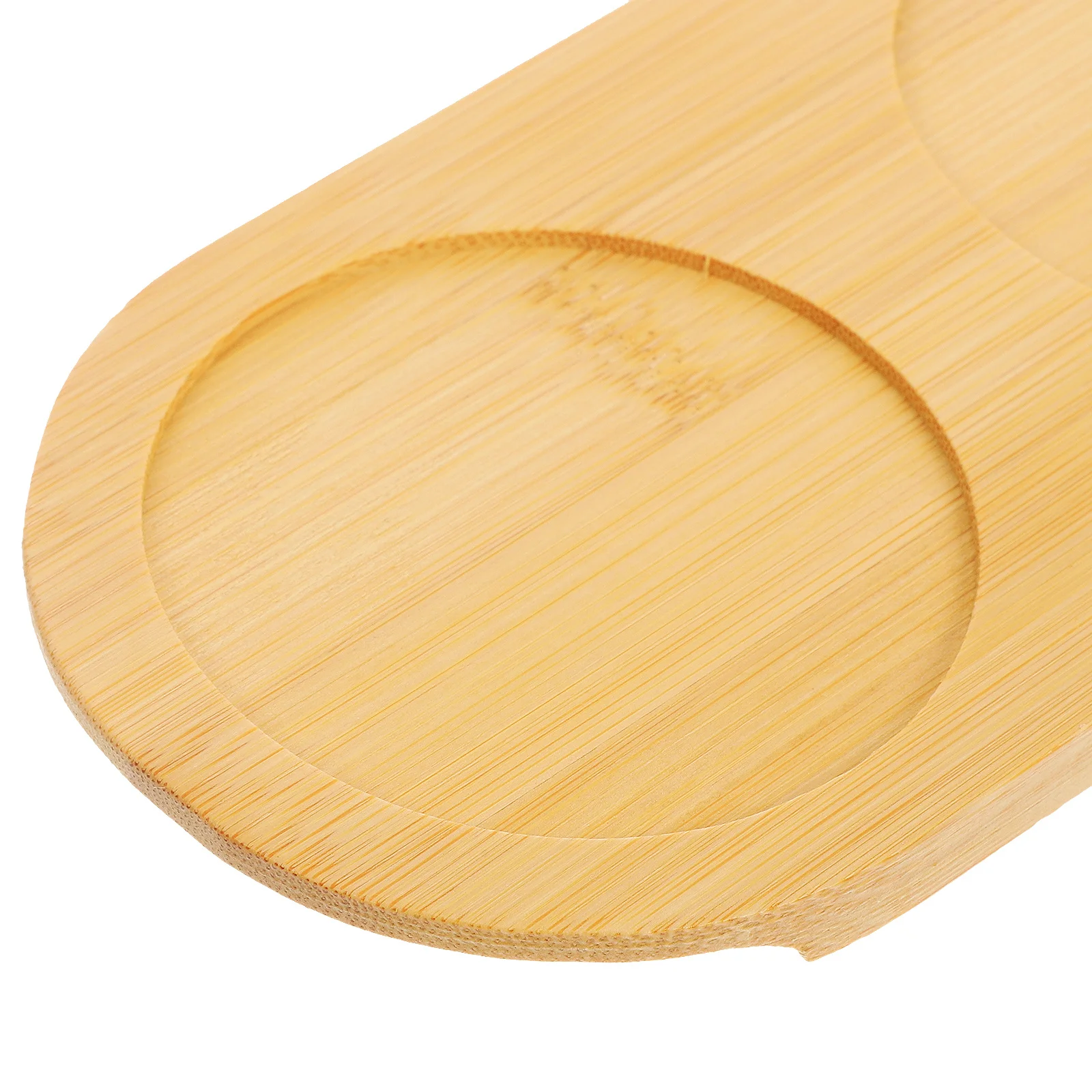 Beer Flight Board Bamboo 3-Hole Non-Slip Design For Craft Beer Wine Cocktail Tasting Serving Tray Bar Accessories