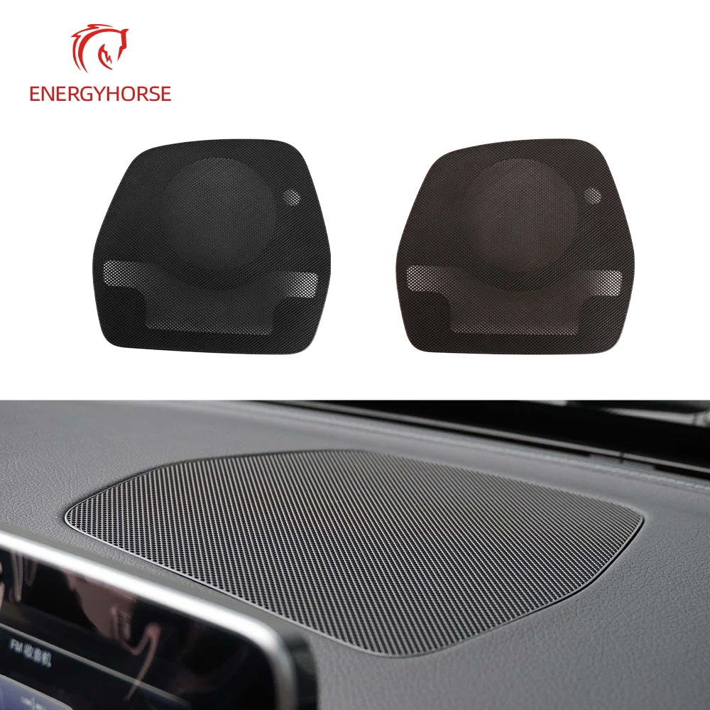 A20568016079051 Dash Loudspeaker Cover Net for Mercedes Benz C GLC W205 W253 2015-2021 Instrument Panel Horn Centre Cap 