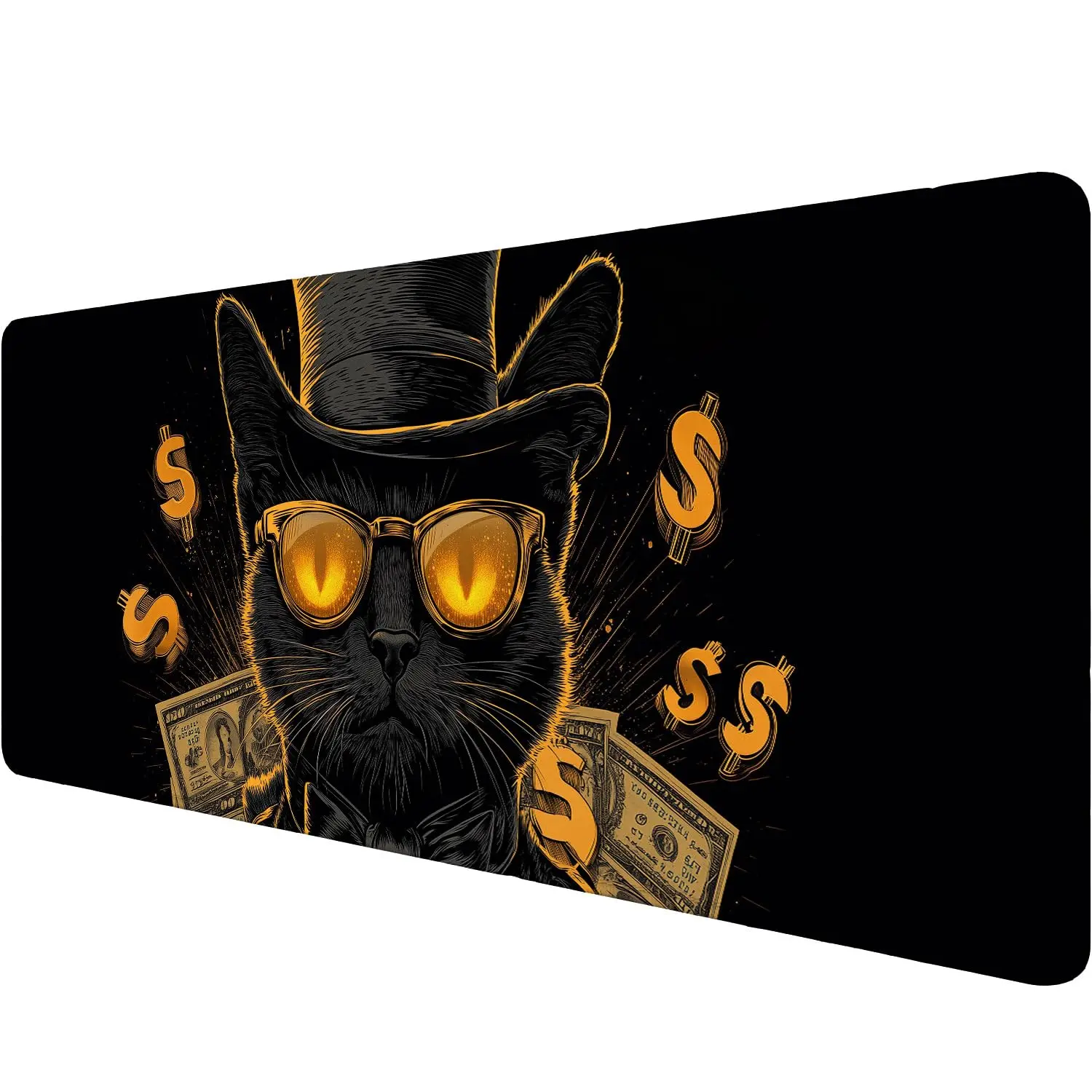 

Fantasy Maneki-Neko Art Pattern Table Mat, Cute Table Decoration, Non-Slip Waterproof Gaming Mouse Pad, Perfect Gift for Friends