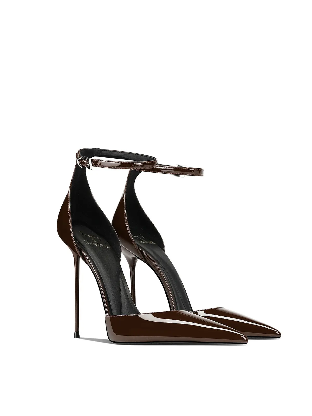 

2026 spring/summer new style niche design toe shoes with a straight buckle and pointed pointed thin heel fashionable high heels