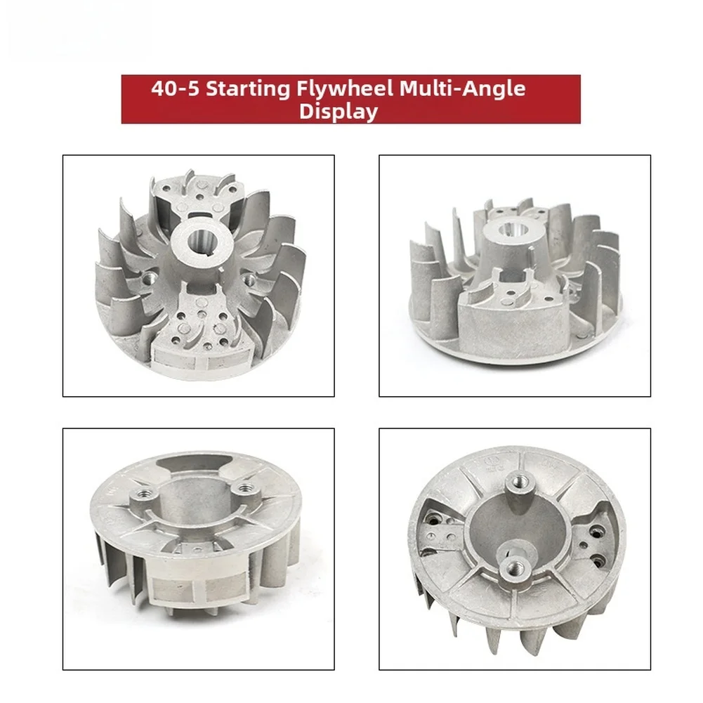 Replacement Flywheel For Magneto And High Voltage Ignition Coil For 43cc/52cc Brush Cutter Motors Lawn Mower Parts