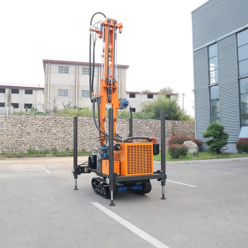 Customized Professional Crawler Rotary Unit 200M Precision Engineering Consistent Grade Deep Water Well Drilling Machine