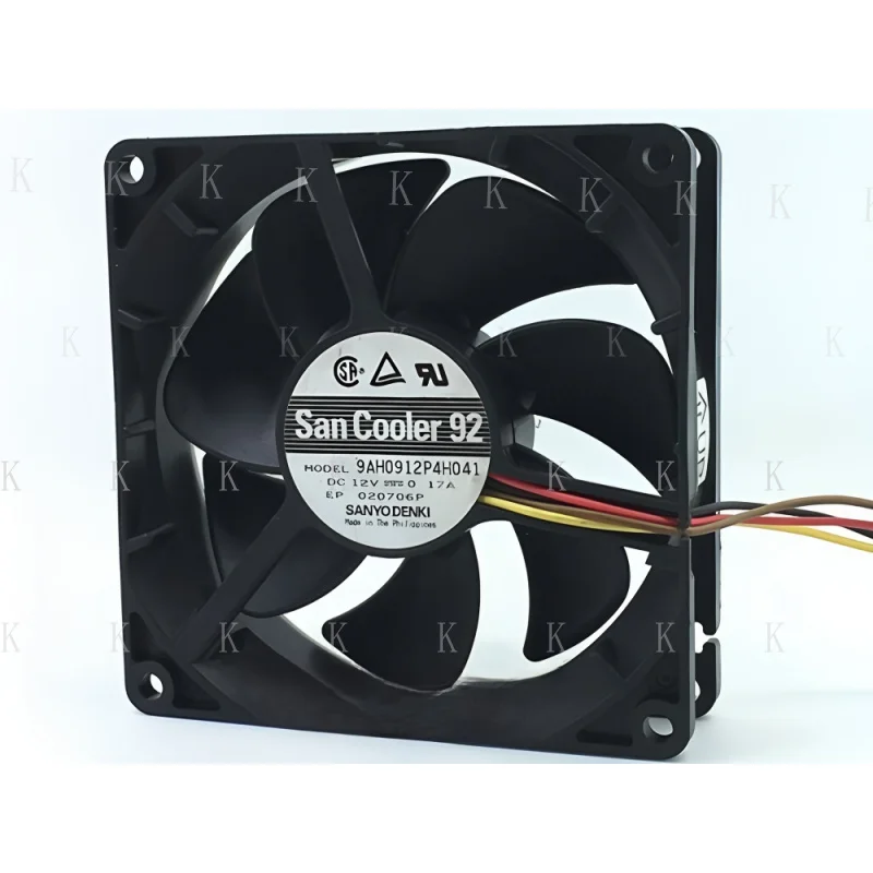 

C Cases Silent Cooling Fan FOR SANYO 9AH0912P4H041 92x92x25mm 12V 0.17A
