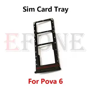Bilashmart Tecno Pova 6 Pro Neo 5G BackShell SIM Card Slot Tray Holder Sim Card Reader Socket