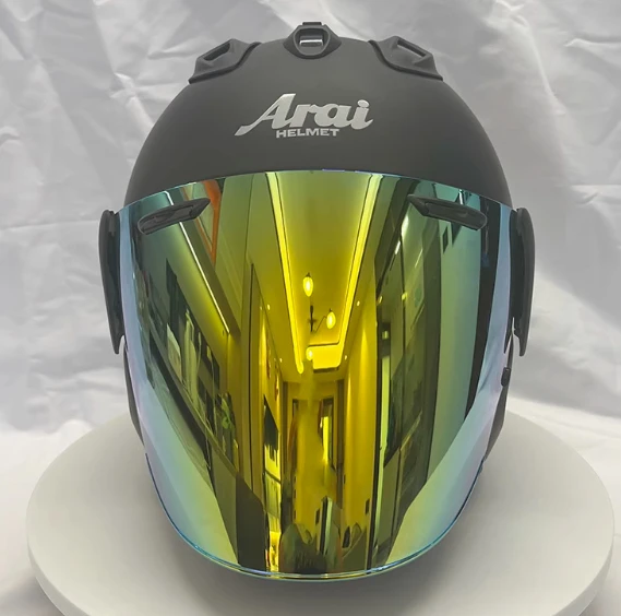 VZ-RAM Hoge kwaliteit ABS klassieke 3/4 open helm, voor Harley motorfietsen en cruisemotoren, beschermende helmen, plat-zwart