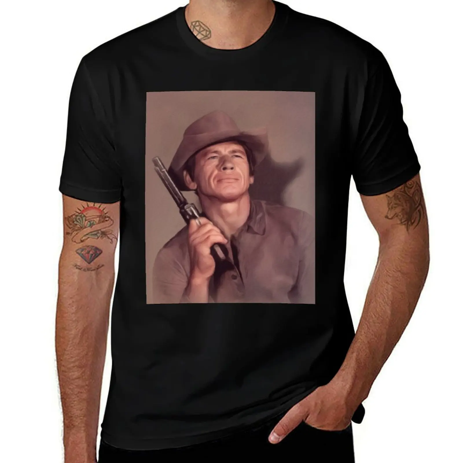

Charles Bronson, Actor T-Shirt t shirts with prints anime tshirt T-Shirt
