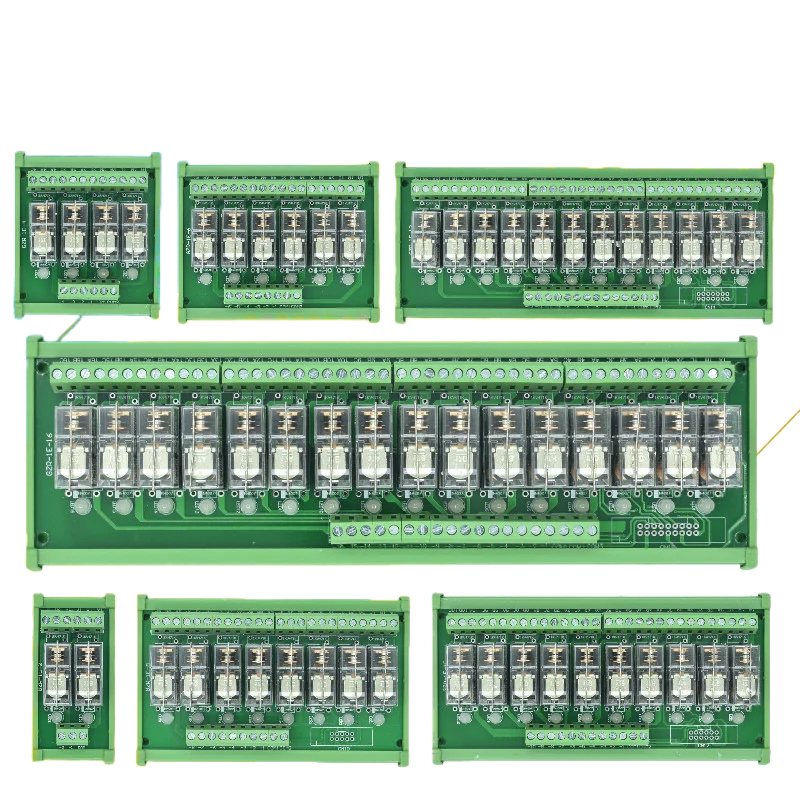 Relay Module 4/8/16/channel 12v/24v Intermediate Module Control Board Signal Plc Output Amplifier Board