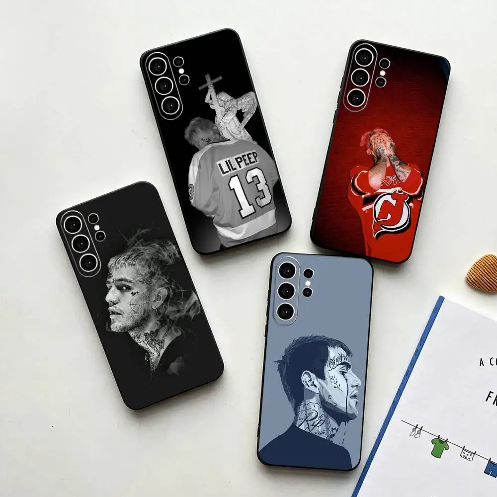 Lil Peep Star Shopping   Phone Case For Samsung S25,S24,S21,S22,S23,S30,Ultra,S20,Plus,Fe,Note,10,9,5G Black Cover