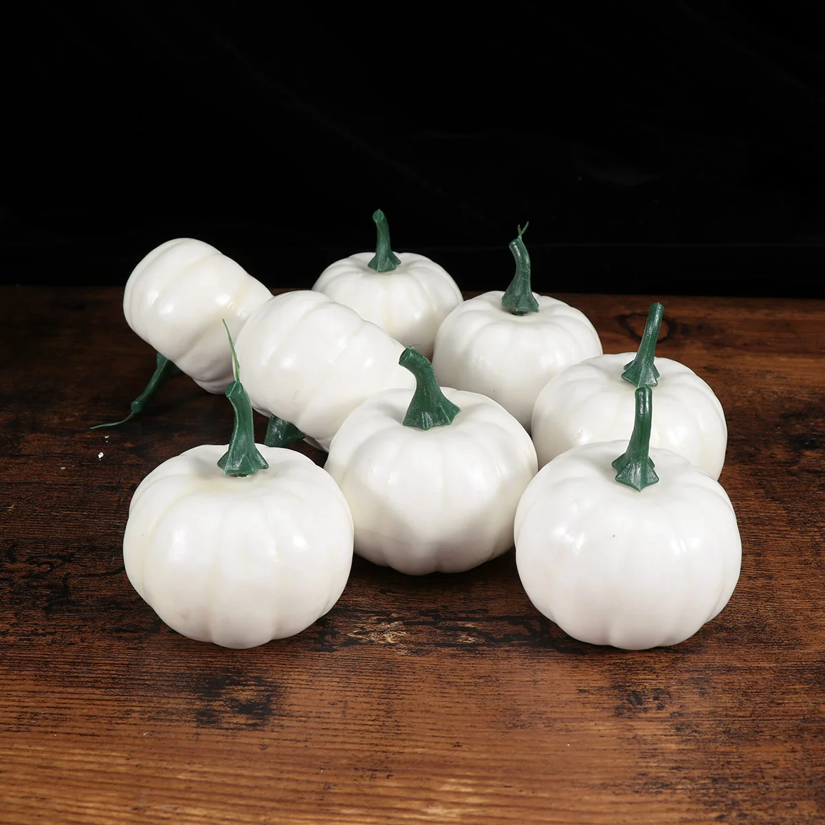 16pcs Halloween Simulation Pumpkins Props Realistic Pumpkin Decoration for DIY Craft Party Decoration