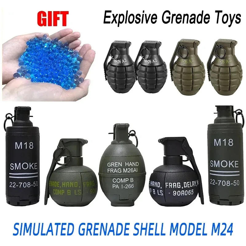 

Grenade Models Tactical Smoke Grenade Model M67 Burst Mine Water Grenade Bouncing Smoke Grenade And Other 10 Different Airsoft