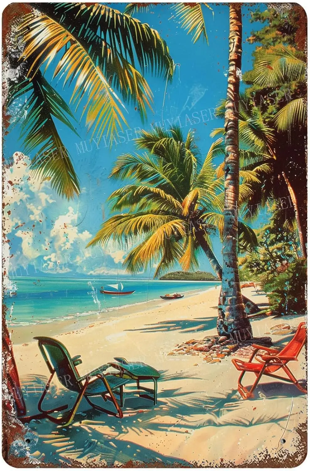 1Q,Metal Signs Vint… - image