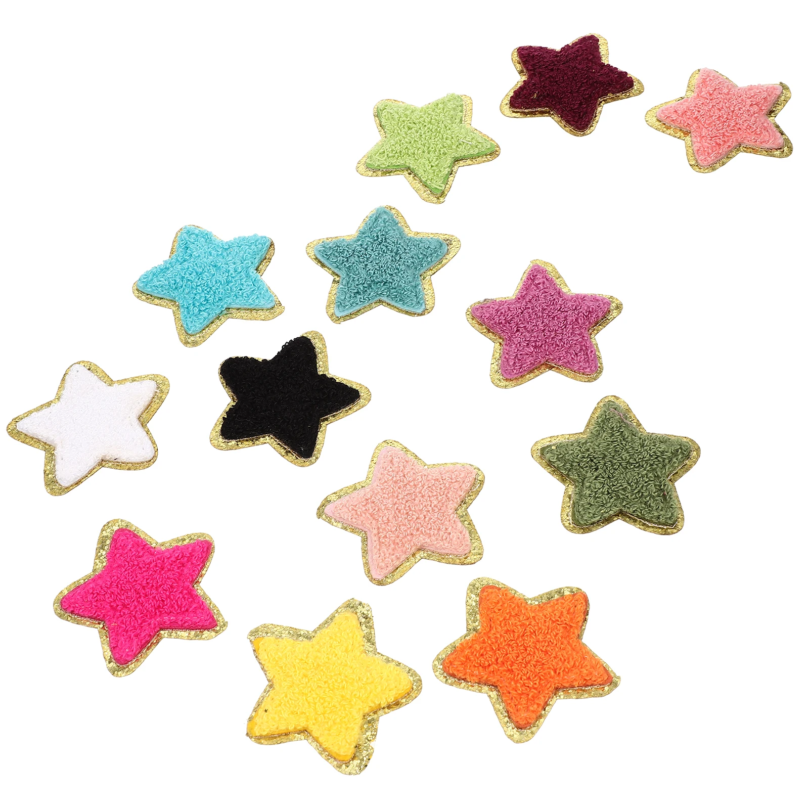 

13pcs Star Embroidery Patch Decorative Clothes Accessories Wear Resistant Hat Patches Iron On Clothing Cloth Patches