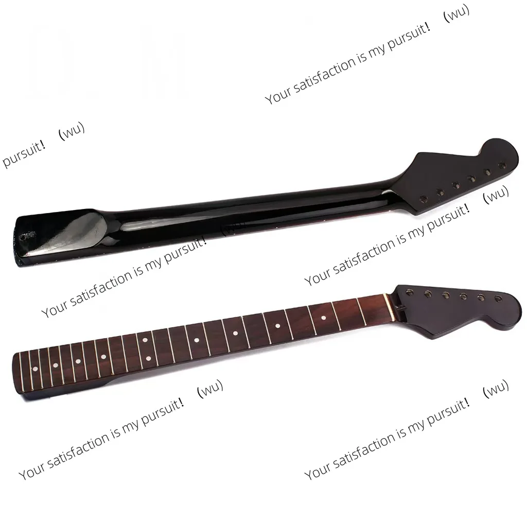 ST22 fret 6-string maple all black matte neck electric guitar handle guitar neck without back midline black