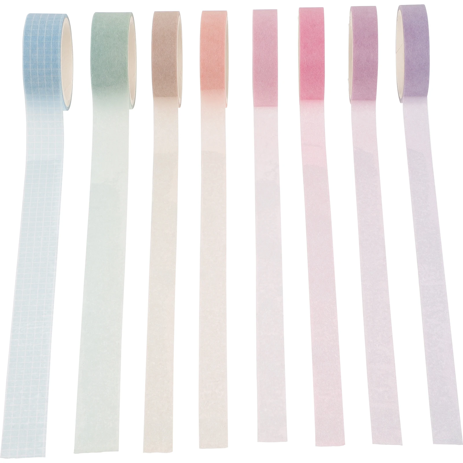 

8 Rolls Tapes Vinatge Washi Tapes Colorful Scrapbook DIY Crafts Journal Colorful Tape Supplies Storage Containers