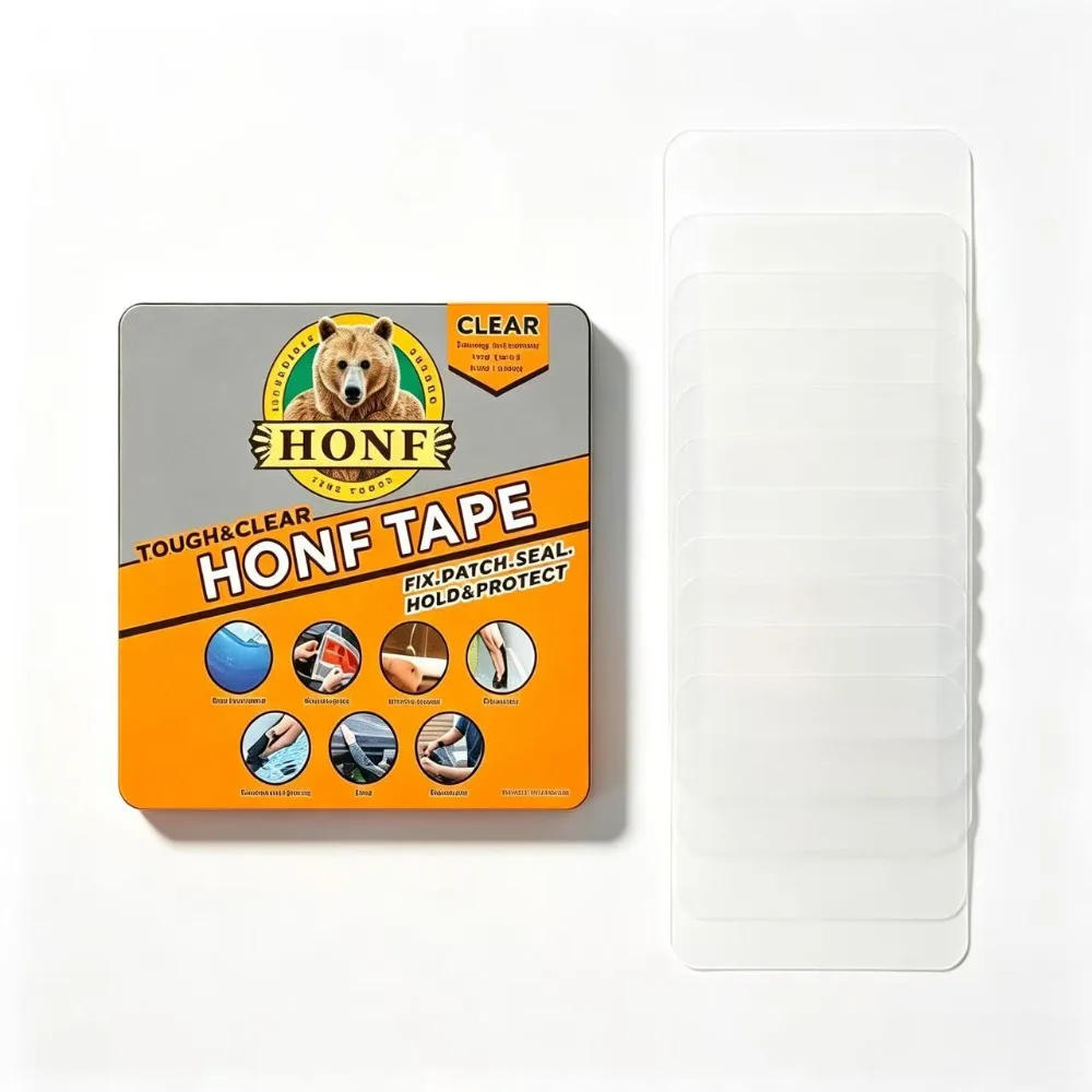 Premium 10-Pack TPU Inflatable Repair kit Waterproof Patch 3.94in,Self-adhesive Clear TPU patch for air mattress,swimming ring