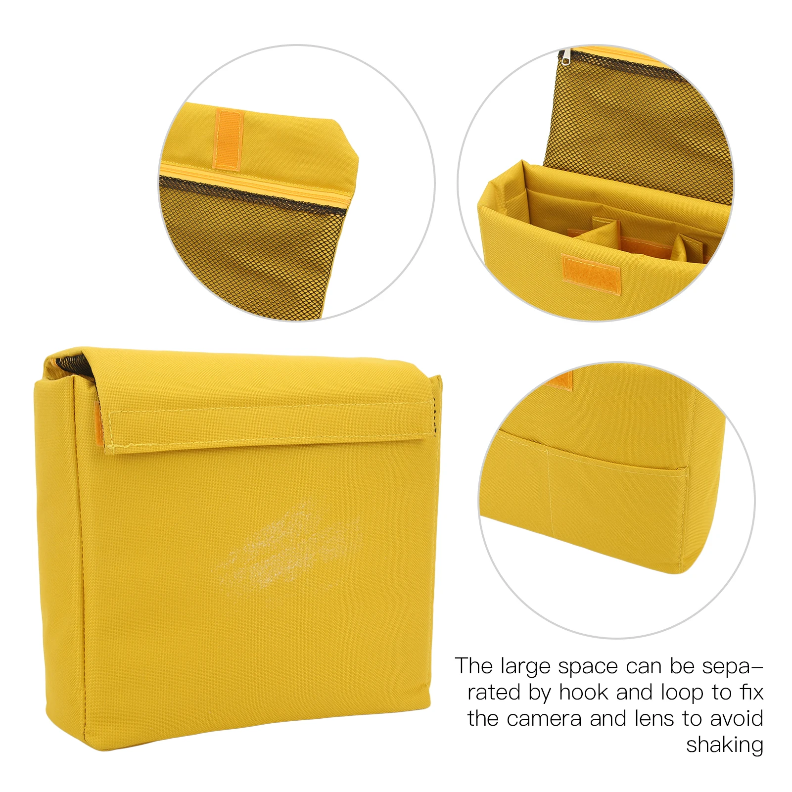Kamera-Einstecktasche, gepolsterte Kameratasche, wasserdichte Kamera-Einstecktasche, stoßfeste Kamera-Innentasche für SLR-Kameras, Objektive, Blitzgeräte