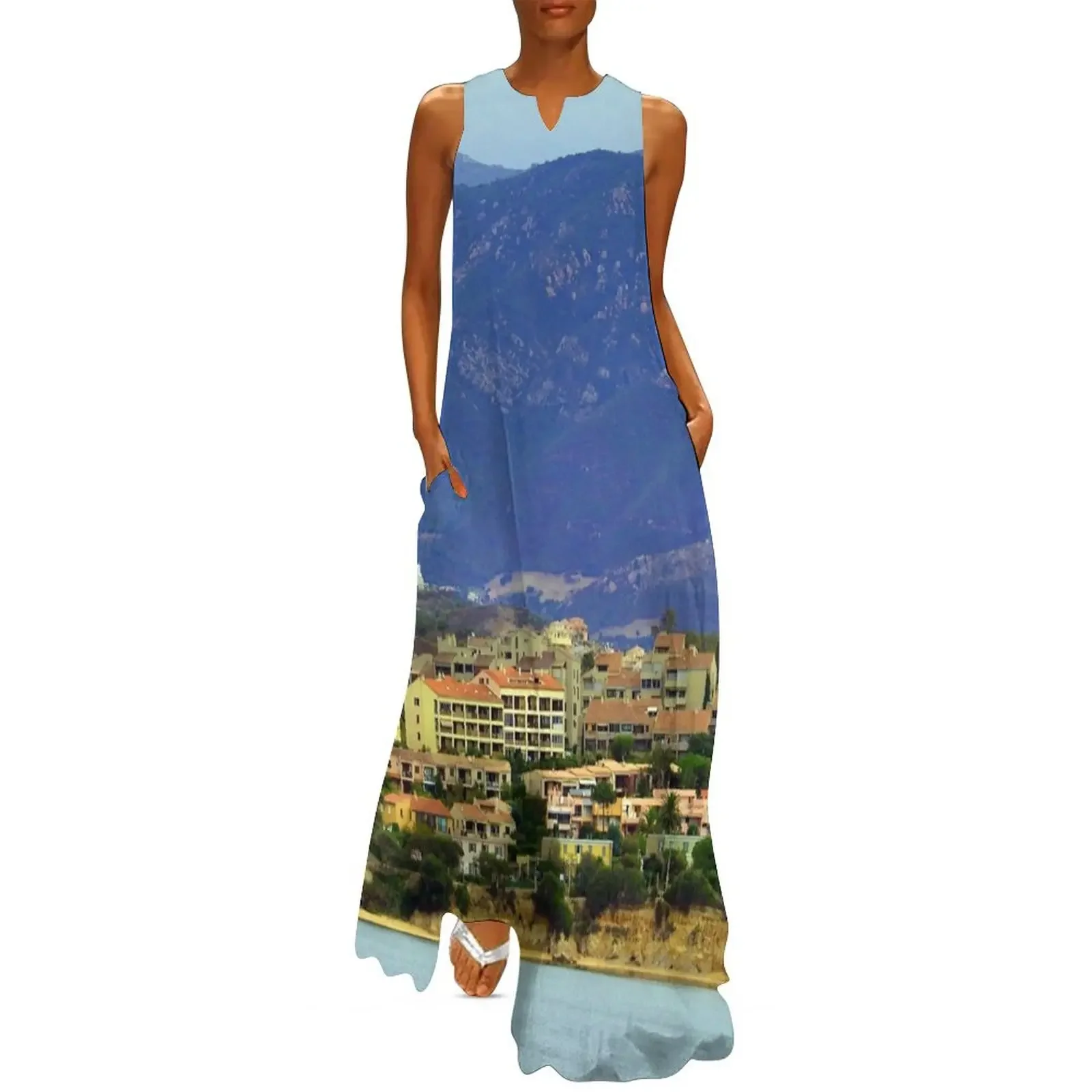 

Corsica Long Dress womans clothing evening dress woman women's luxury party dress vintage