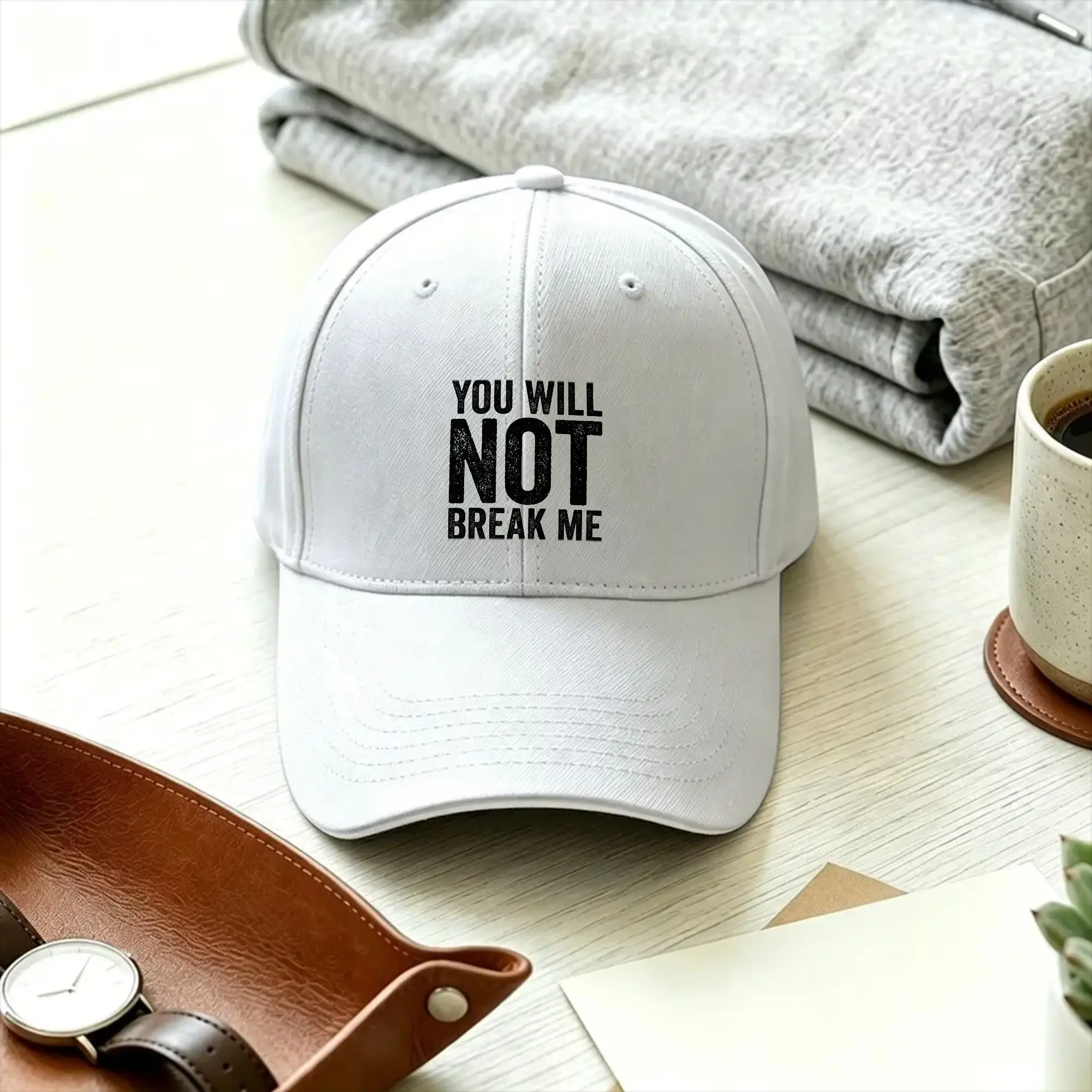 You Will Not Break Me Baseball Cap Dungeon Crawler Carl  Trendy Hip Hop Hats Summer Unisex-Teens Running Hippie Baseball Caps