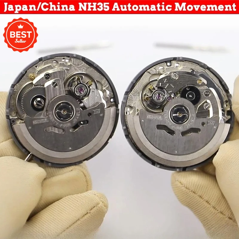 日本-中国製-nh35-自動巻き機械式ムーブメント-高精度-24石改造腕時計交換用純正-nh35a-日付表示3時位置-6h