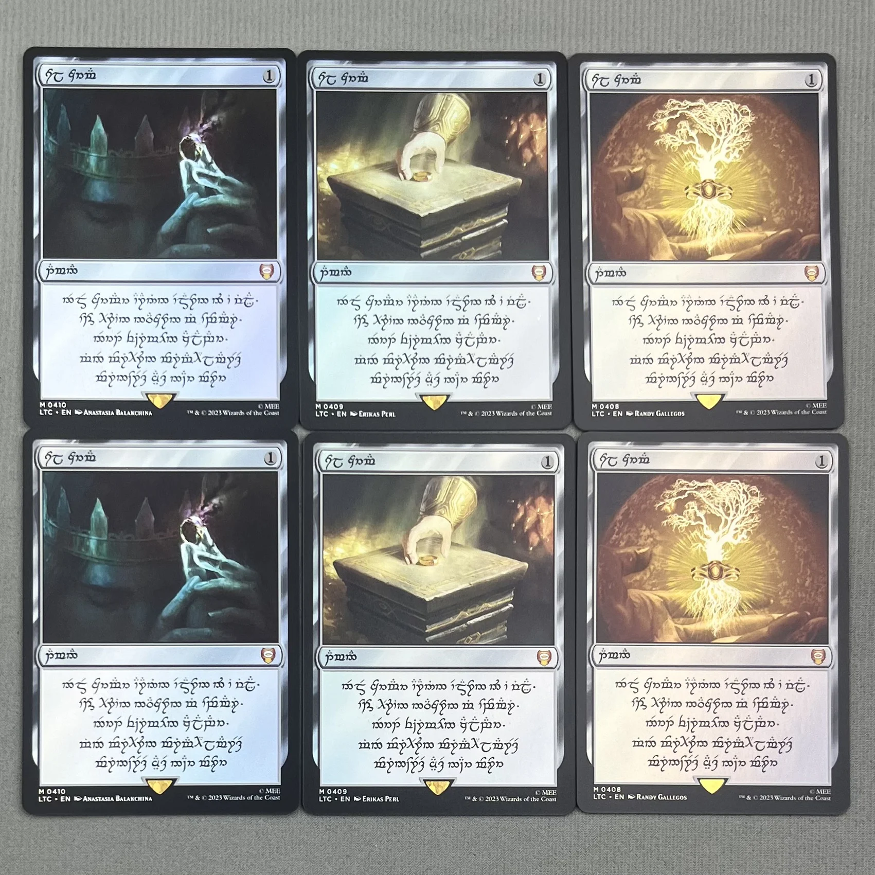 حزم-رقائق عادية هولو TCG بطاقات بروكسي سطح السفينة ، صورة ثلاثية الأبعاد واحدة ، بروكسيات لوتس أسود Power9 ، الأراضي المزدوجة حلقة واحدة
