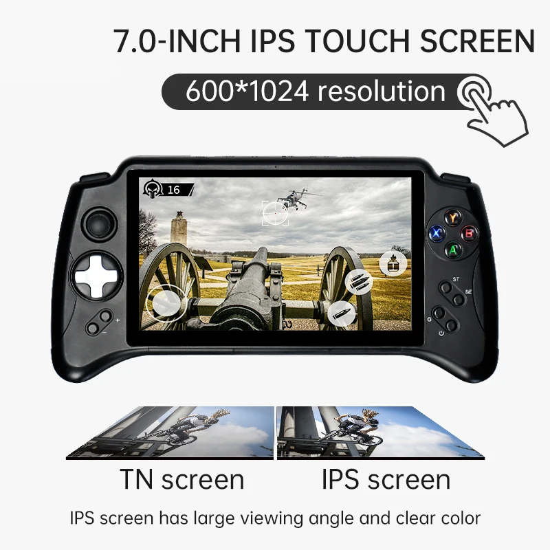 

POWKIDDY New X17 Android 7-inch Portable Game Players 2G RAM 32G ROM Touch Screen MTK 8163 Quad Core Pocket PC Controller