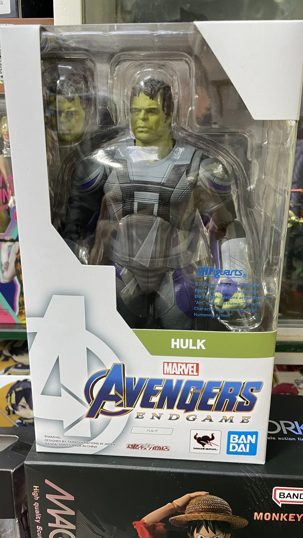 Bandai SHF Marvel Figura Modelo, Edição Limitada Hulk