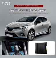 15W Wireless charger,Special on-board QI phone fast charging panel Car Accessories For Renault KOLEOS 2019-2021