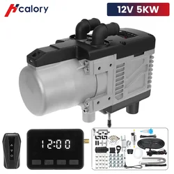 Hcalory-Chauffe-eau à air 12V, 5kW, avec télécommande pour téléphone portable, pour moteur et camion