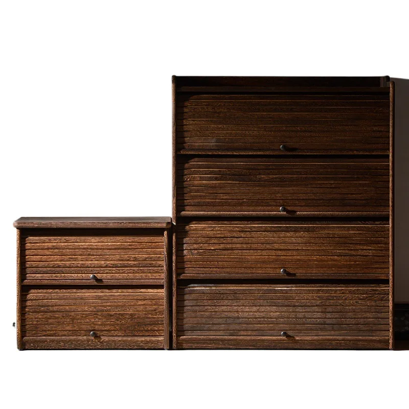 

Pure solid wood shoe changing stool, storage, footstool, living room, storage shoe cabinet