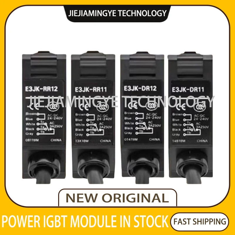 Brand new Mirror reflection photoelectric switch E3JK-R4M1 E3JK-R4M2 sensor Detection distance 4m