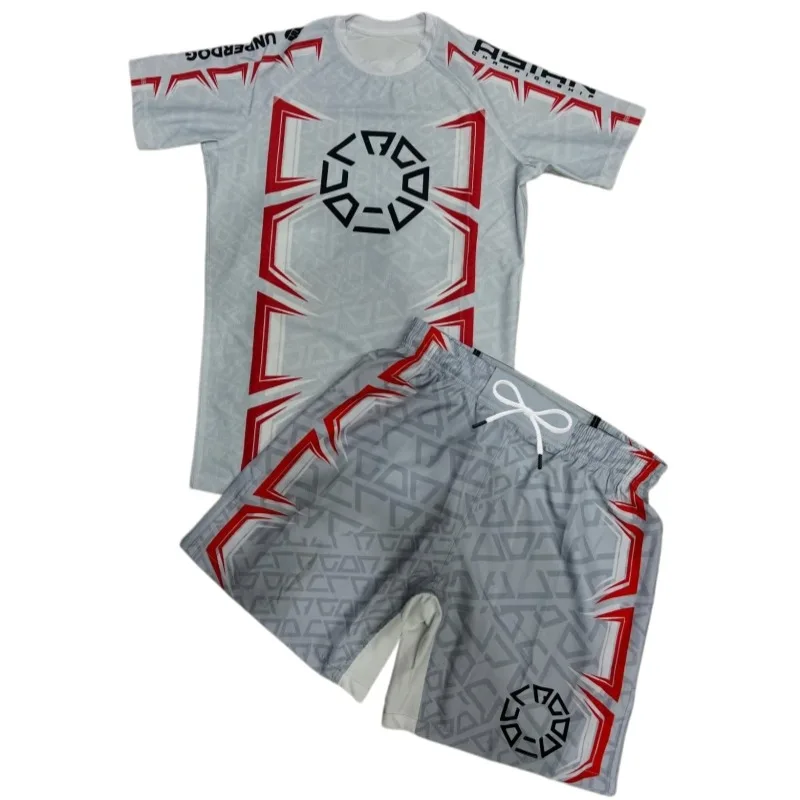 

2026 Bestselling Wrestling Anti-Abrasion Suit, Mixed Martial Arts Training Set, Unisex Breathable Quick-Drying Two-Piece Set