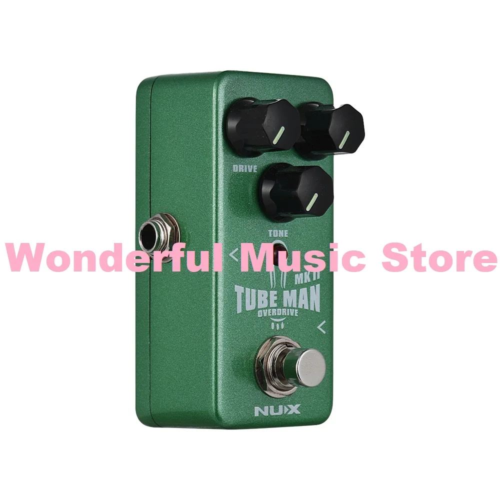 NUX NOD-2 TUBE MAN MK II Overdrive Guitar Effect Pedal Full Metal Shell True Bypass with LED Indicator Guitar Parts Accessories