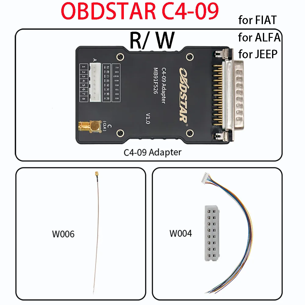 

New OBDSTAR C4-09 MB91F526 Adapter Kit Use R/W with OBDSTAR DC706 X300 Classic G3 Immobilizer Data Decryption