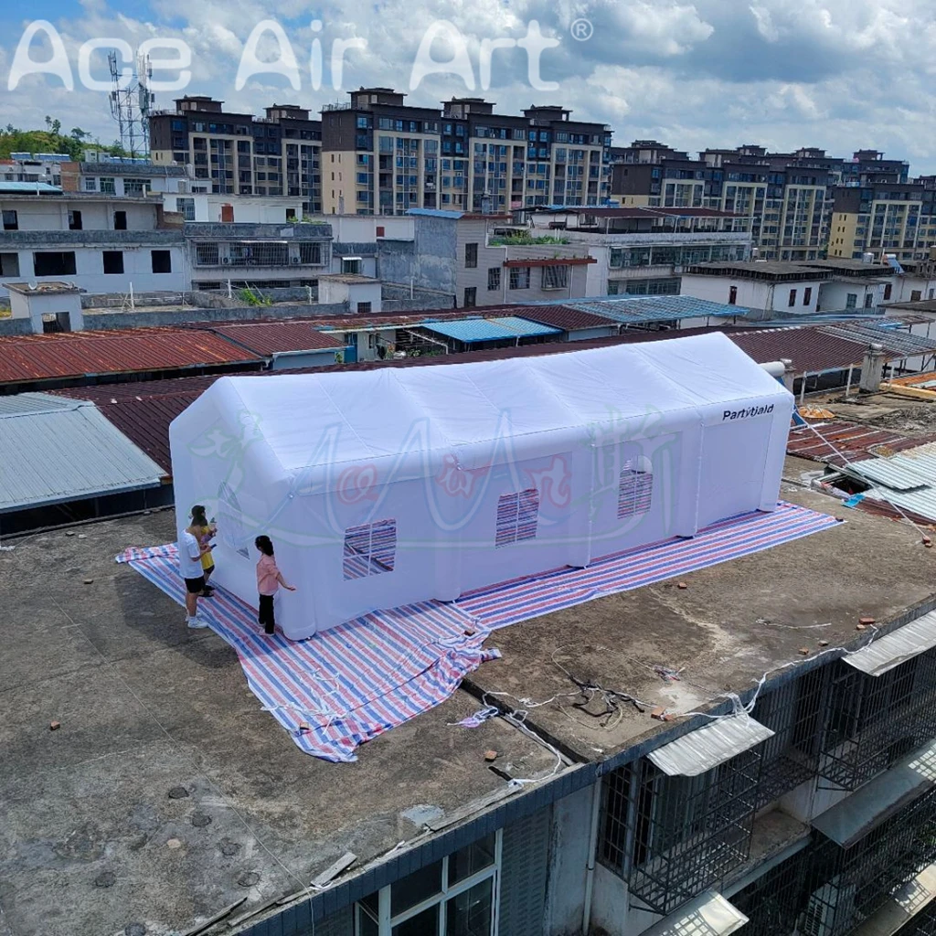 Inflatable Wedding Tent Outdoor Party Tent Portable Marquee Wedding House White Garden Tent For Wedding Event