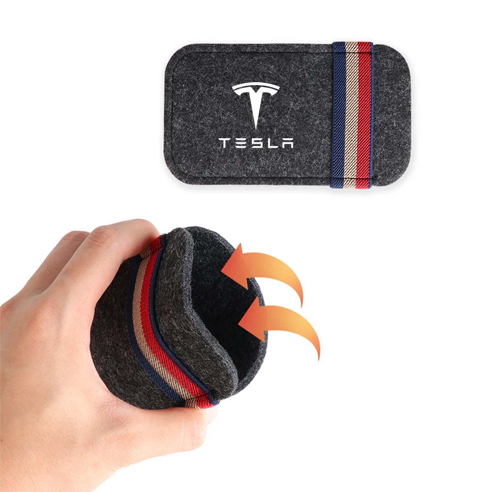 

For Tesla Model X Model 3 Model Y S Interior Roadster 1pcs Car Sunglasses Organizer Bag Eyeglass Holder Storage Clip Valve Cap