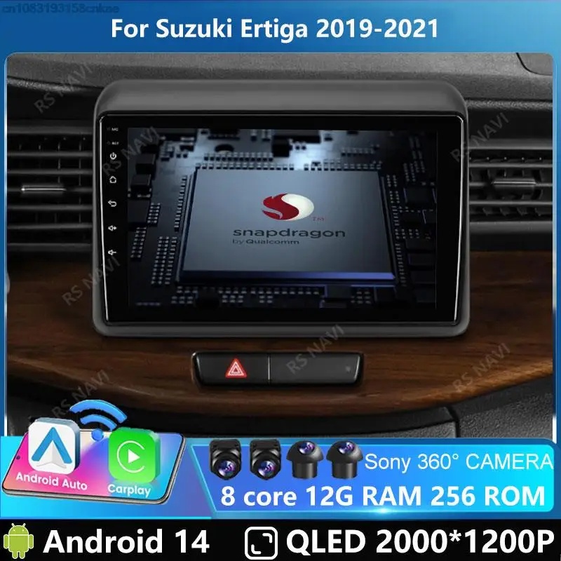 

Android 14 Stereo 9" For Suzuki ERTIGA 2018 2019 2020 Radio Multimedia Player Quad Core Bluetooth 2 Din Car GPS Video Navigation