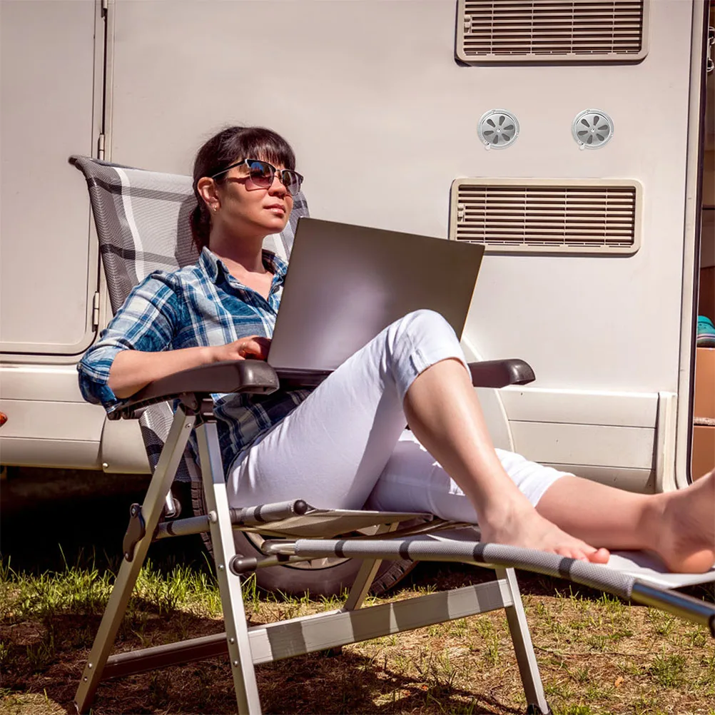 

3 Pcs Stainless Steel Damper Black Air Vent Cover Louver Outlet Conditioning Vents Durable Waterproof Rv Yacht Ventilation