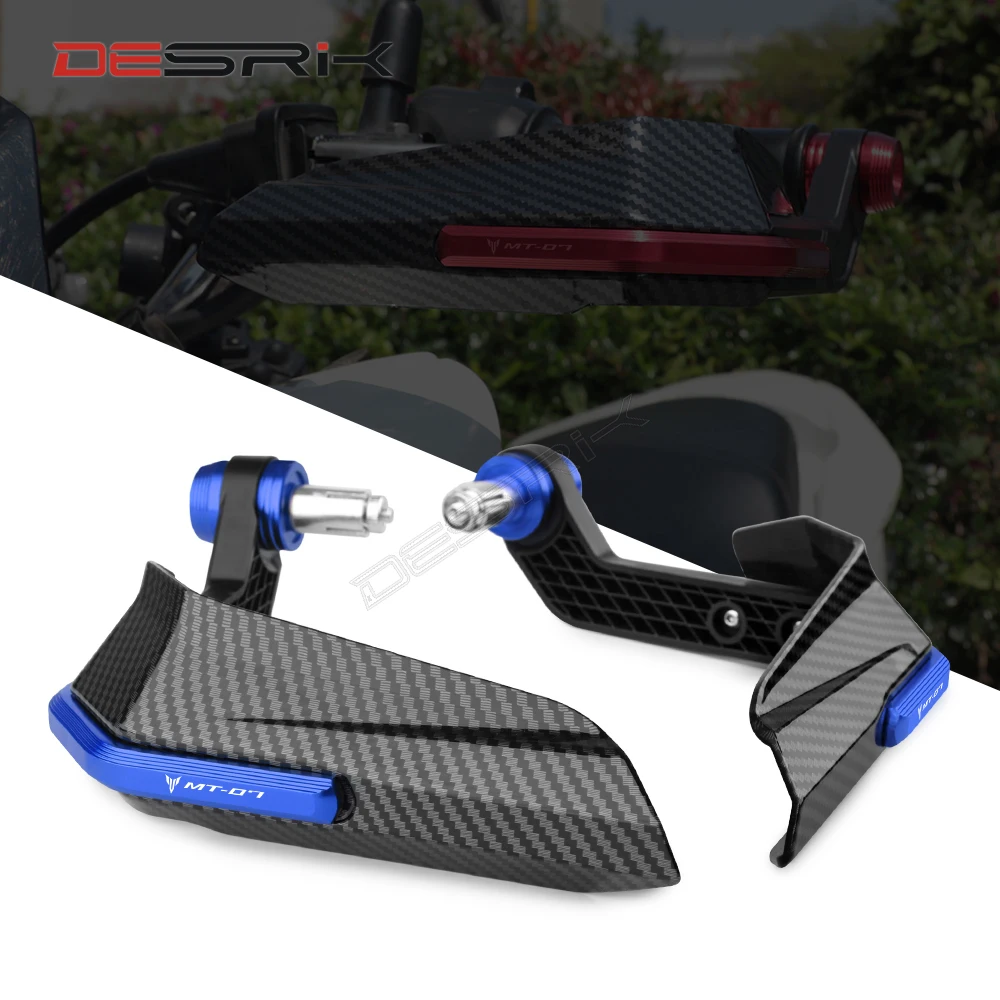 

For Yamaha MT07 MT 07 MT-07 2014-2024 2025 Motocycle Handlebar Grips Brake Clutch Levers Guard Handguard Shield Protector