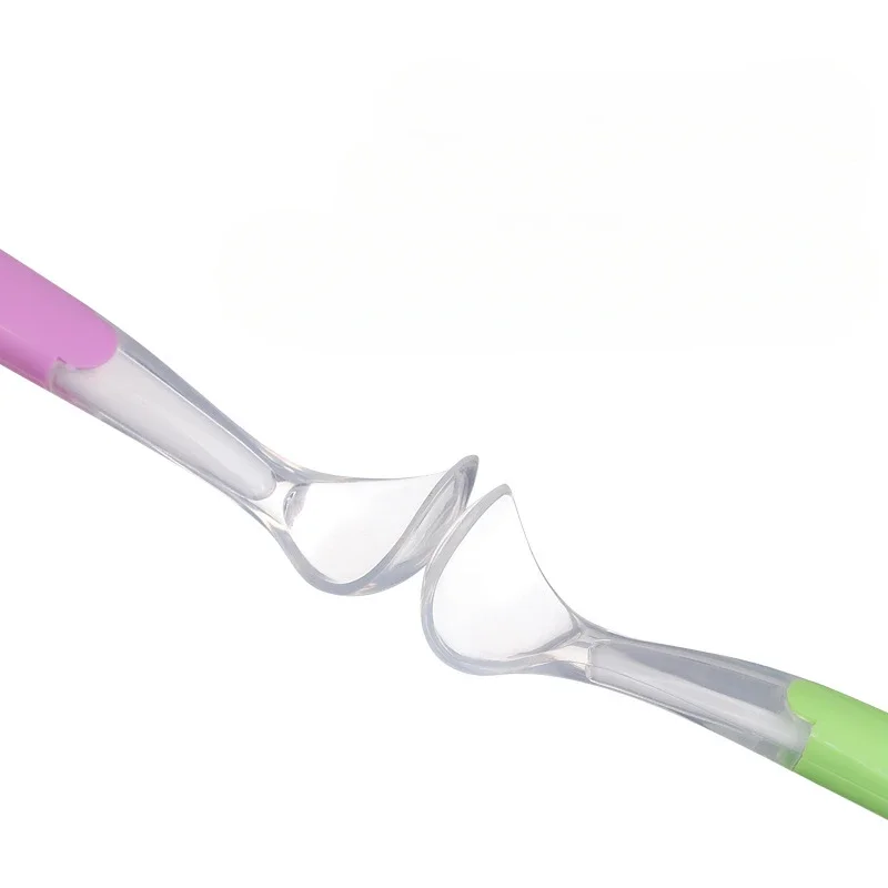 Silicone Soft Spoon for Newborn Baby Feeding Training Spoon Complementary Tableware BPA Free Safe Children Dining Utensils