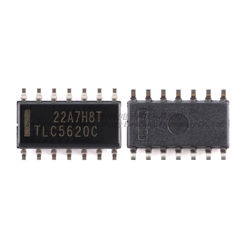 TLC5620CDR SOIC-14 رقائق تحويل تناظرية إلى رقمية 8 بت أصلية جديدة
